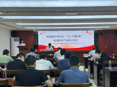 以問(wèn)促思，以“十”促“實(shí)” |德晟集團(tuán)黨委召開(kāi)下屬黨組織書(shū)記“十個(gè)思考”